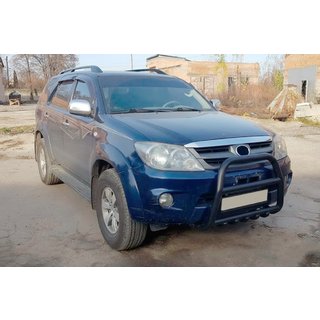Bull Bar F12-11 Black (Stainless Steel) Toyota Fortuner 2006-2015 photo 2