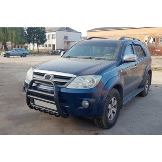 Bull Bar F12-11 Black (Stainless Steel) Toyota Fortuner 2006-2015 photo 1