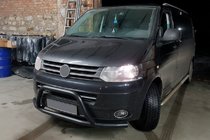 Volkswagen T5 2010-2015 Bull Bar WT006ST Black (Stainless Steel) photo 2