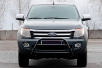 Ford Ranger 2011–2022 Front Bar WT022 Black (Stainless Steel) photo 1