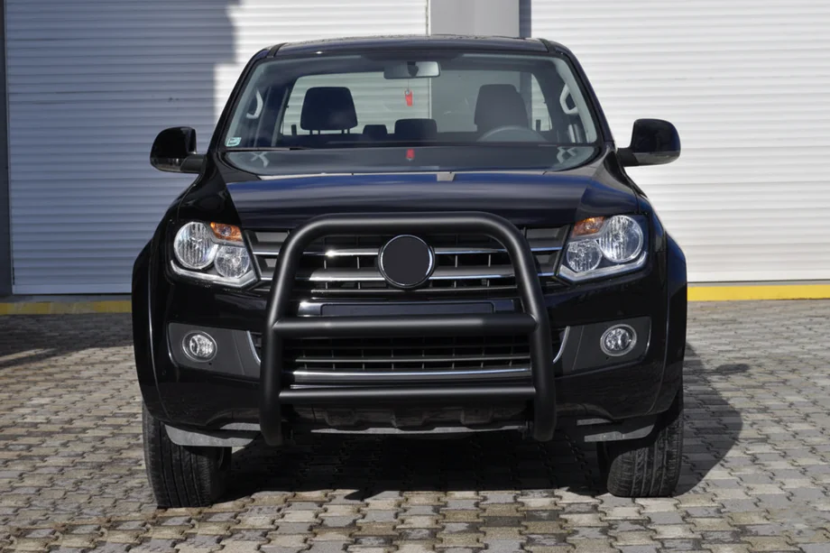 Volkswagen Amarok 2010-2022 Bull Bar VL001 Black (Stainless Steel) Image
