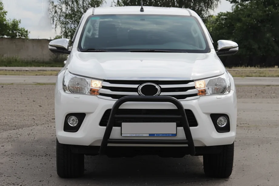 Toyota Hilux 2015- Front Bar WT023 Black (Stainless Steel) Image