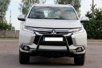 Mitsubishi Pajero Sport 2015- Bull Bar WT008 Black (Stainless Steel) photo 4