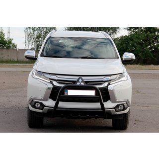 Bull Bar WT008 Black (Stainless Steel) Mitsubishi Pajero Sport 2015- photo 1