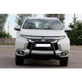 Bull Bar WT008 Black (Stainless Steel) Mitsubishi Pajero Sport 2015- photo 4