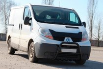Renault Trafic 2001–2015 Bull Bar QT-Spec Black (Stainless Steel) photo 2