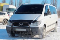 Mercedes Vito W639 2004-2014 Bull Bar XL-WT025 Black (Stainless Steel) photo 3