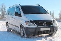 Mercedes Vito W639 2004-2014 Bull Bar XL-WT025 Black (Stainless Steel) photo 1