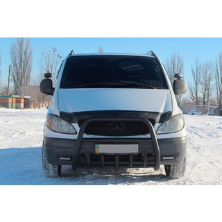 Bull Bar XL-WT025 Black (Stainless Steel) Mercedes Vito W639 2004-2014 photo 2