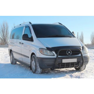 Bull Bar XL-WT025 Black (Stainless Steel) Mercedes Vito W639 2004-2014 photo 1