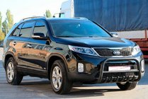 Kia Sorento II XM 2009-2014 Bull Bar WT021 Black (Stainless Steel) photo 3