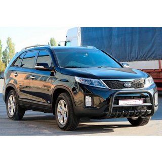 Bull Bar WT021 Black (Stainless Steel) Kia Sorento II XM 2009-2014 photo 3