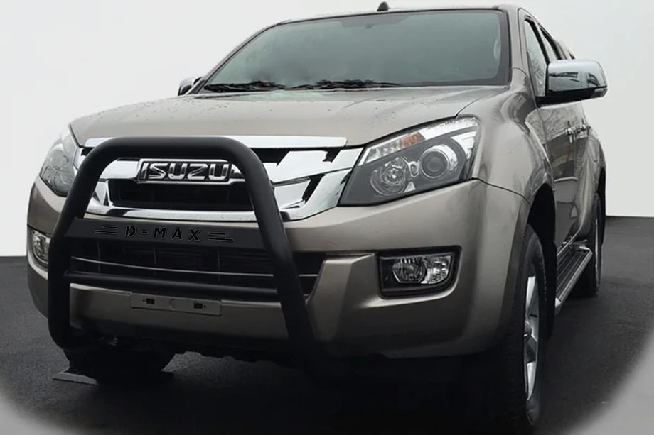 Isuzu D-Max 2011-2019 Front Bumper Guard QT008 Black (Stainless Steel) Image