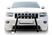 Jeep Grand Cherokee WK2 2010-2021 Bull Bar WT005 Black photo 1