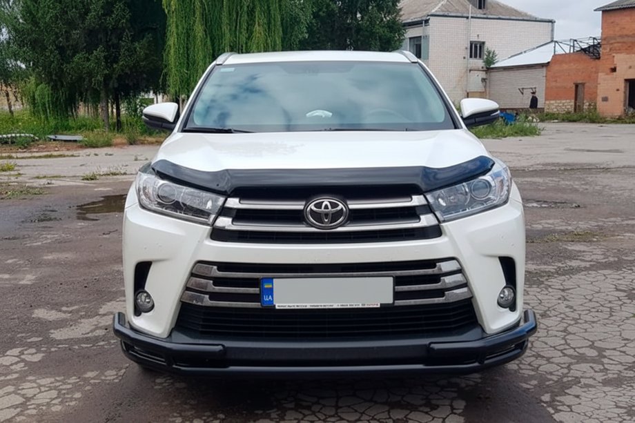 Toyota Highlander 2013-2019 Bull Bar ST-Special Black (Stainless Steel) Image