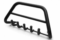 Renault Logan MCV 2005-2013 Front bull bar Black WT003 (stainless steel) photo 1