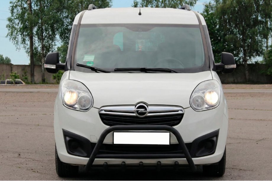 Opel Combo 2012-2018 Black Bull Bar (Stainless Steel) Image