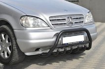Mercedes ML W163 1997-2005 Black Bull Bar (Stainless Steel) photo 5
