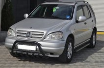 Mercedes ML W163 1997-2005 Black Bull Bar (Stainless Steel) photo 3
