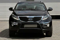 Kia Sportage 2010-2015 Bull Bar WT006 Black (Stainless Steel) photo 2