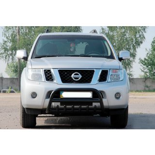 Bull Bar WT008 Black (Stainless Steel) Nissan Pathfinder R51 2005-2014 photo 3