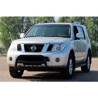 Bull Bar WT008 Black (Stainless Steel) Nissan Pathfinder R51 2005-2014 photo 4