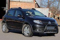 Renault Sandero 2013-2022 Front Bar WT006 Black (Stainless Steel) photo 5