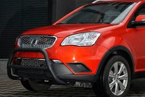 SsangYong Korando 2010-2019 Bull Bar WT005 Black (Stainless Steel) photo 3