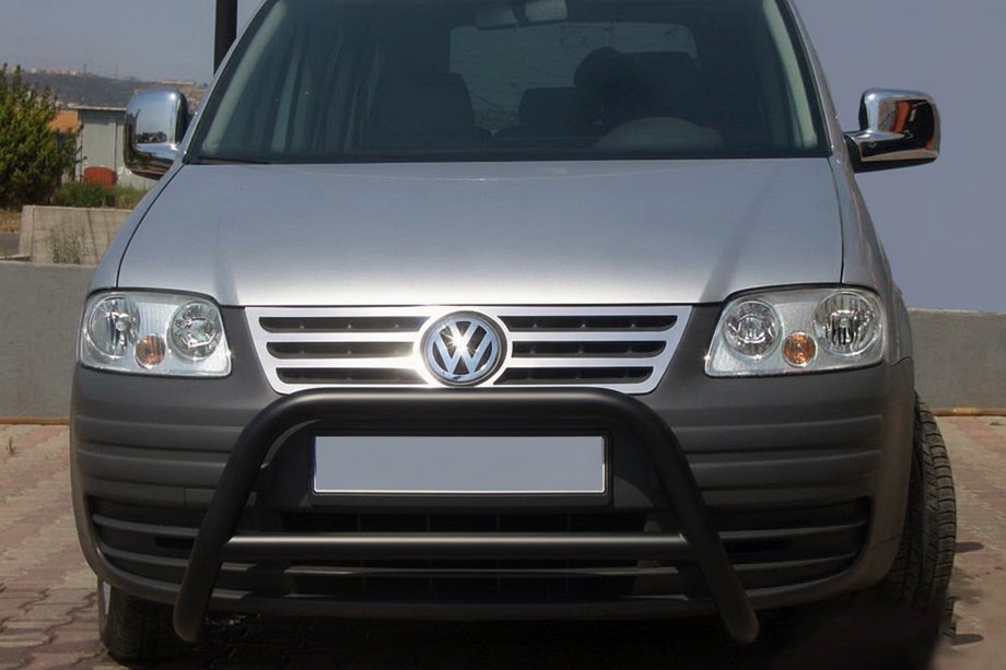Volkswagen Caddy 2004-2010 Bull Bar WT005 Black (Stainless Steel) Image