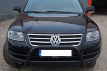 Volkswagen Touareg 2002–2010 Bull Bar WT005 Colt Black (Stainless Steel) photo 3