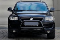Volkswagen Touareg 2002–2010 Bull Bar WT005 Colt Black (Stainless Steel) photo 4