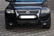 Volkswagen Touareg 2002–2010 Bull Bar WT005 Colt Black (Stainless Steel) photo 5