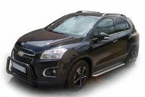 Chevrolet Trax 2012-2023 Front Bar WT005 Black (Stainless Steel) photo 1