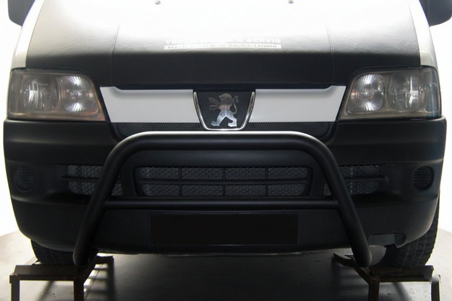 Peugeot Boxer 1994-2006 Bull Bar WT005 Black (Stainless Steel) Image