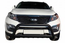 Kia Sorento II XM 2009-2014 Bull Bar WT005 Black (Stainless Steel) photo 1