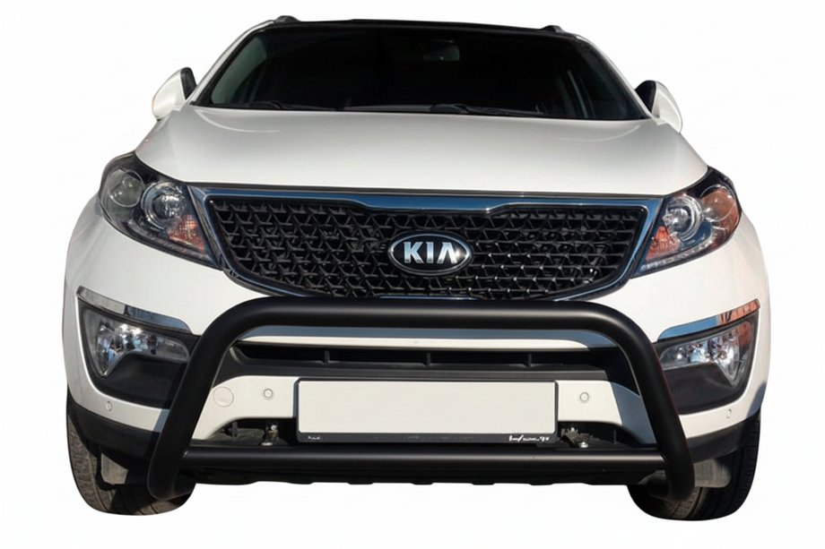 Kia Sorento II XM 2009-2014 Bull Bar WT005 Black (Stainless Steel) Image