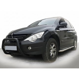 Bull Bar WT005 Black (Stainless Steel) SsangYong Action 2005-2018