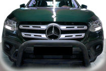 Mercedes X class 2017-2020 Front Bar WT005 Black (stainless steel, 60mm) photo 1
