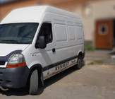 Renault Master 1998-2010 Side Pipes (2 pcs, Stainless Steel) Long Wheelbase photo 2