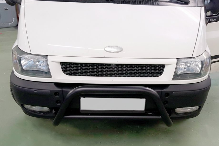 Ford Transit 2000–2014 Bull Bar WT006 Black (Stainless Steel) Image