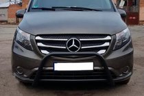 Mercedes Vito/V-class W447 2014- Bull Bar WT006 Black (Stainless Steel) photo 3
