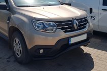 Renault Duster 2018-2024 Front Bumper Guard WT008 Black (Stainless Steel) photo 4