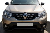 Renault Duster 2018-2024 Front Bumper Guard WT008 Black (Stainless Steel) photo 2