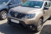 Renault Duster 2018-2024 Front Bumper Guard WT008 Black (Stainless Steel) photo 1
