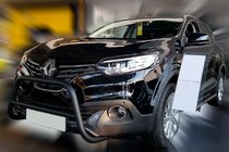 Renault Kadjar 2015-2022 Black Bull Bar (Stainless Steel) photo 3