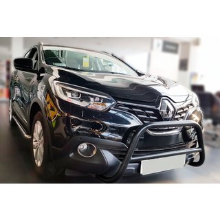 Black Bull Bar (Stainless Steel) Renault Kadjar 2015-2022 photo 1