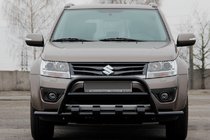 Suzuki Grand Vitara 2005-2017 Bull Bar ST-WT-15 Black (Stainless Steel) photo 2