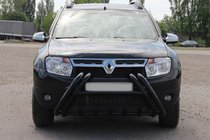 Renault Duster 2008–2017 Kelebek WT01 Black Bull Bar (stainless steel) photo 3