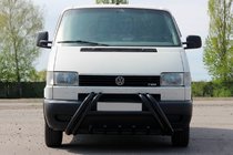 Volkswagen T4 Caravelle/Multivan 1990–2003 Bull Bar Kelebek WT011 Black (stainless steel) photo 1