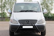 Mercedes Viano 2004-2014 Bull Bar Kelebek WT011 Black (stainless steel) photo 1